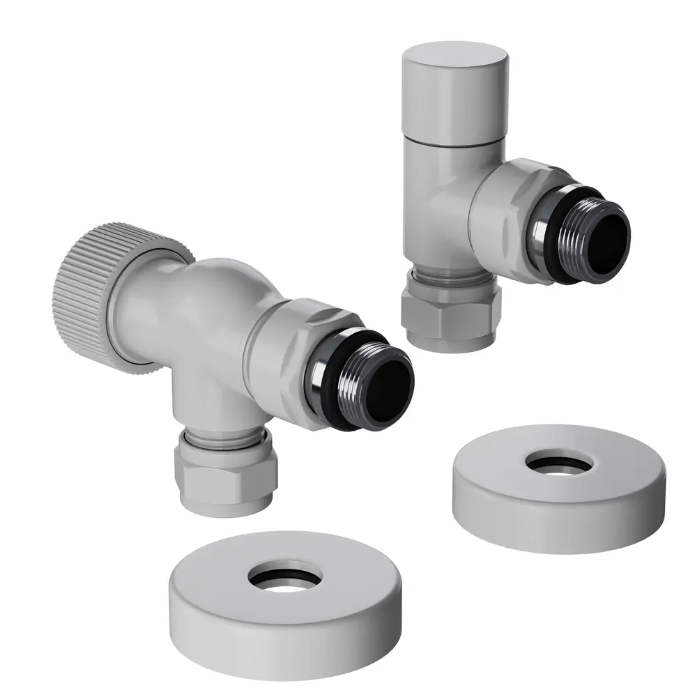 Фото Термостатический комплект для радиатора осевой Royal Thermo Design Pro 1/2" латунь цвет белый Фото Термостатический комплект для радиатора осевой Royal Thermo Design Pro 1/2" латунь цвет белый