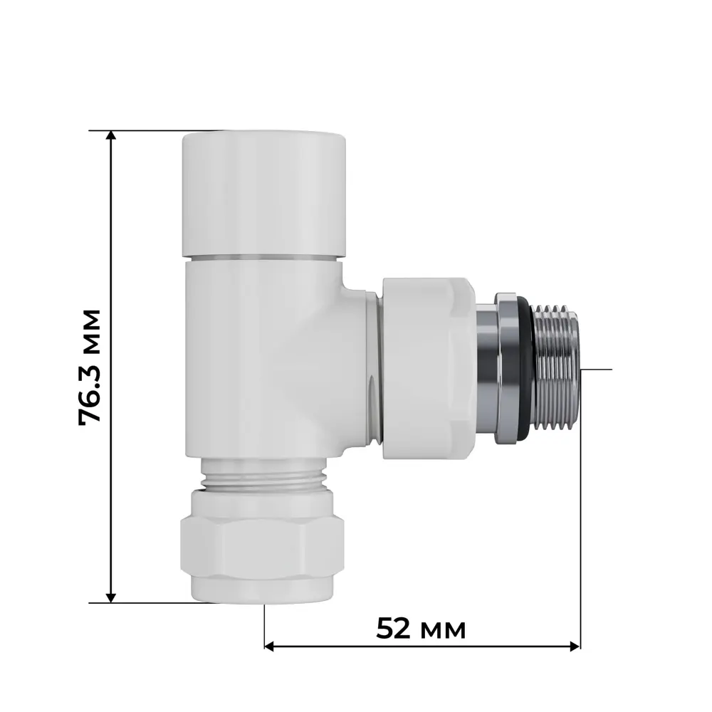 Фото 6 Термостатический комплект для радиатора осевой Royal Thermo Design Pro 1/2" латунь цвет белый Фото 6 Термостатический комплект для радиатора осевой Royal Thermo Design Pro 1/2" латунь цвет белый