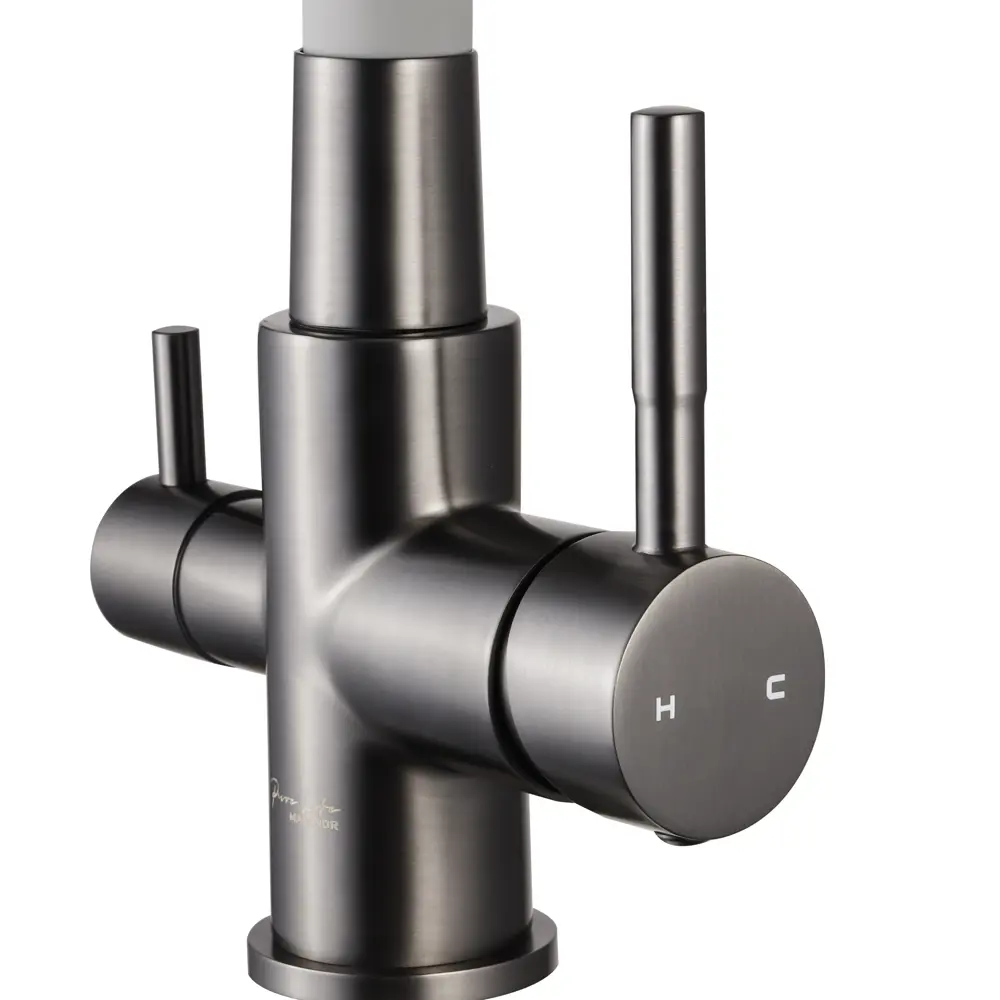 Фото 5 Смеситель для кухни Maxonor pure life PL4461-9/3 поворотный излив 192 см цвет пепельный Фото 5 Смеситель для кухни Maxonor pure life PL4461-9/3 поворотный излив 192 см цвет пепельный