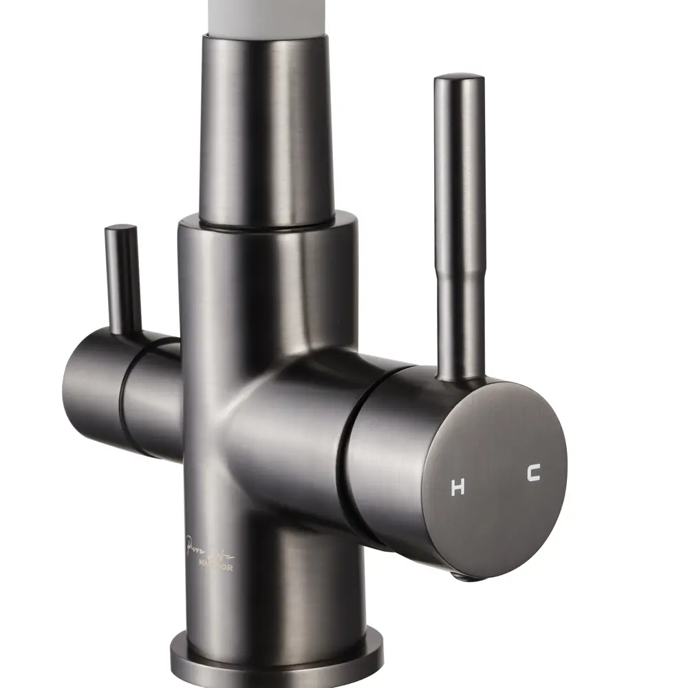 Фото 7 Смеситель для кухни Maxonor pure life PL4461-9/3 поворотный излив 192 см цвет пепельный Фото 7 Смеситель для кухни Maxonor pure life PL4461-9/3 поворотный излив 192 см цвет пепельный
