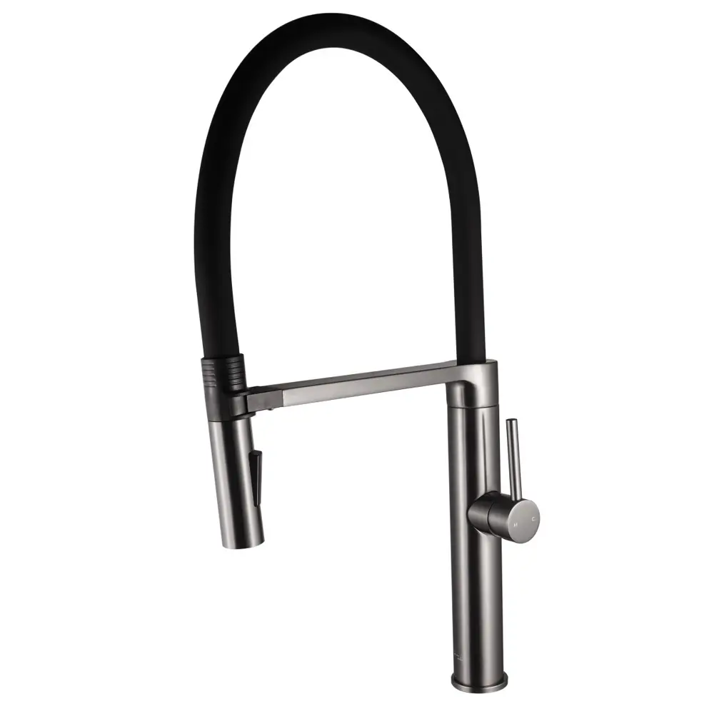 Фото Смеситель для кухни Maxonor pure life PL4451-9/7 гибкий излив 16.6 см цвет графит Фото Смеситель для кухни Maxonor pure life PL4451-9/7 гибкий излив 16.6 см цвет графит