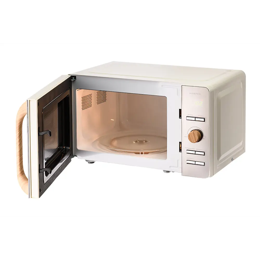 Фото Отдельностоящая микроволновая печь Harper HMW-20ST03 CREAMY 20 л 45.1x25.8x34.4 см цвет бежевый Фото Отдельностоящая микроволновая печь Harper HMW-20ST03 CREAMY 20 л 45.1x25.8x34.4 см цвет бежевый