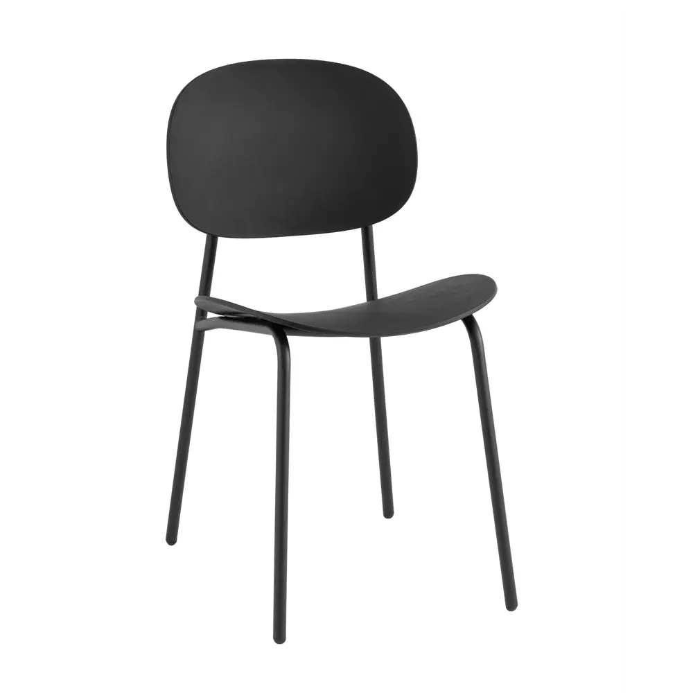 Фото 2 Стул Stool group Edie 45x44.5x39 см пластик цвет черный 4 шт. Фото 2 Стул Stool group Edie 45x44.5x39 см пластик цвет черный 4 шт.