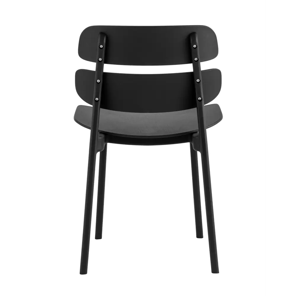 Фото 4 Стул Stool group Tony 50x45x40 см пластик цвет черный 4 шт. Фото 4 Стул Stool group Tony 50x45x40 см пластик цвет черный 4 шт.