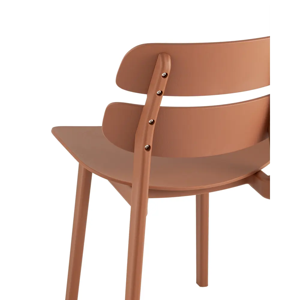 Фото 8 Стул Stool group Tony 50x45x40 см пластик цвет коричневый 4 шт.