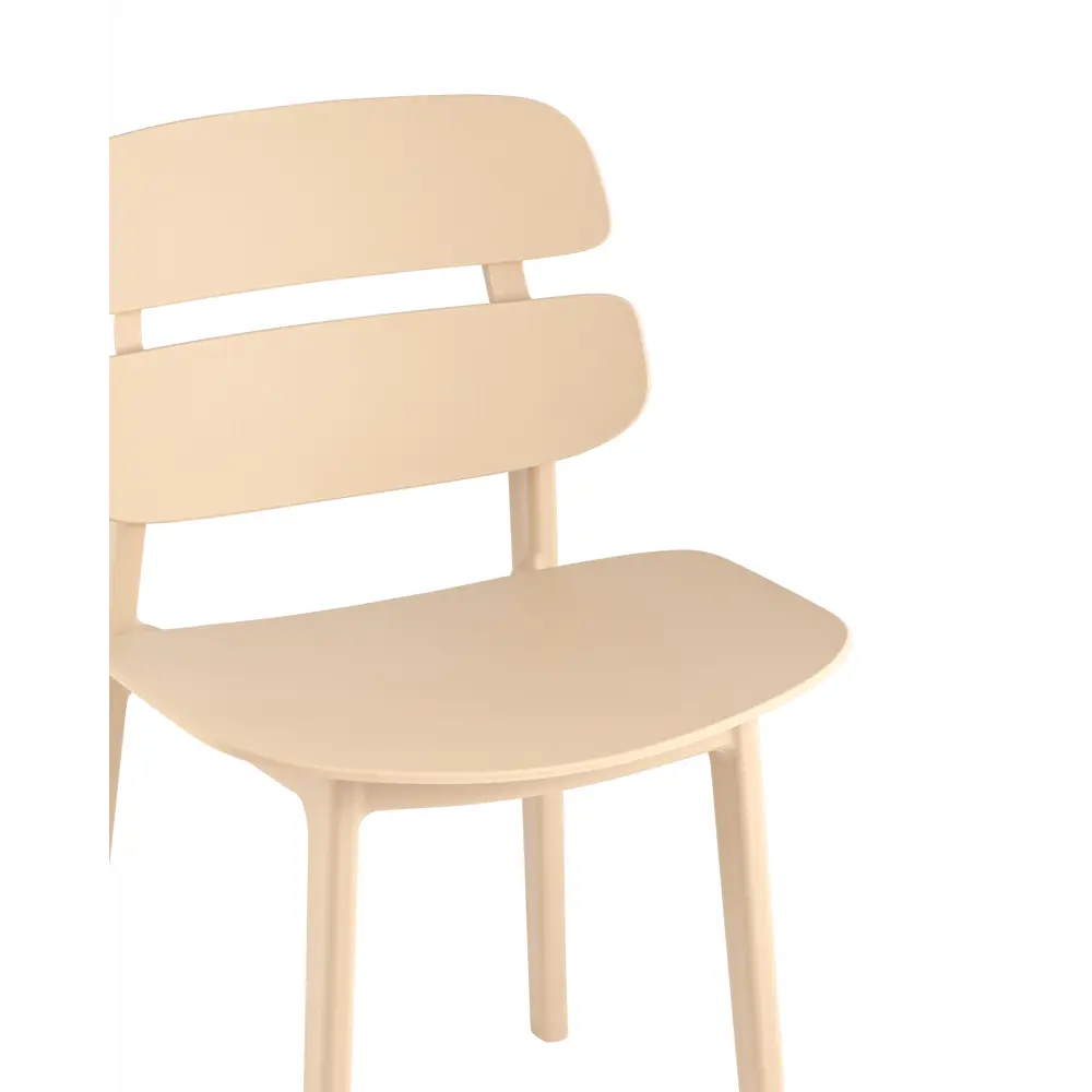 Фото 6 Стул Stool group Tony 50x45x40 см пластик цвет бежевый 4 шт.