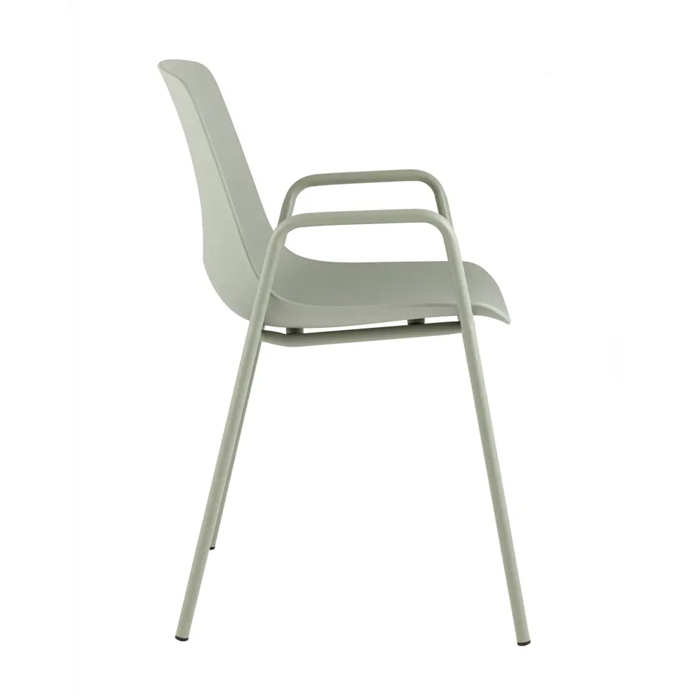 Фото 3 Стул Stool group Kaira 44.5x81.5x56 см пластик цвет серо-зеленый Фото 3 Стул Stool group Kaira 44.5x81.5x56 см пластик цвет серо-зеленый