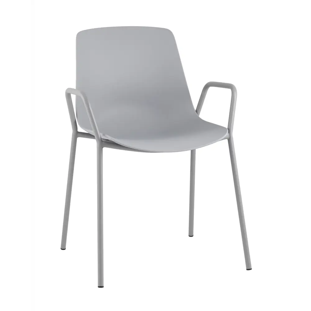 Фото 2 Стул Stool group Kaira 44.5x81.5x56 см пластик цвет серый 2 шт. Фото 2 Стул Stool group Kaira 44.5x81.5x56 см пластик цвет серый 2 шт.