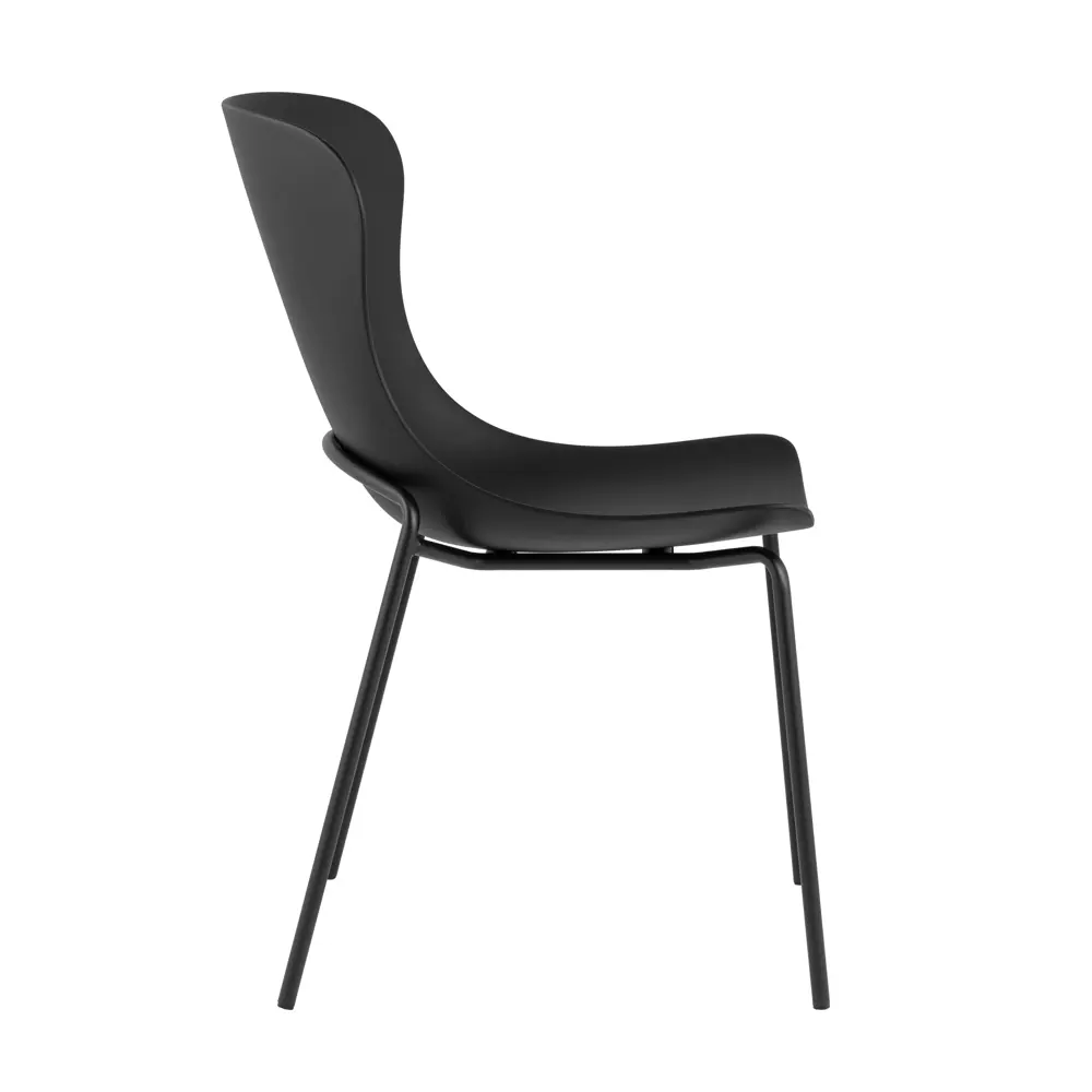 Фото 2 Стул Stool group Shaya D-025A black 46x83.5x50 см пластик цвет черный Фото 2 Стул Stool group Shaya D-025A black 46x83.5x50 см пластик цвет черный