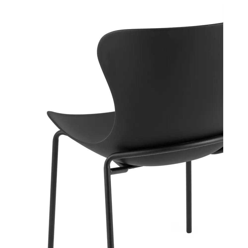Фото 8 Стул Stool group Shaya D-025A black 46x83.5x50 см пластик цвет черный Фото 8 Стул Stool group Shaya D-025A black 46x83.5x50 см пластик цвет черный