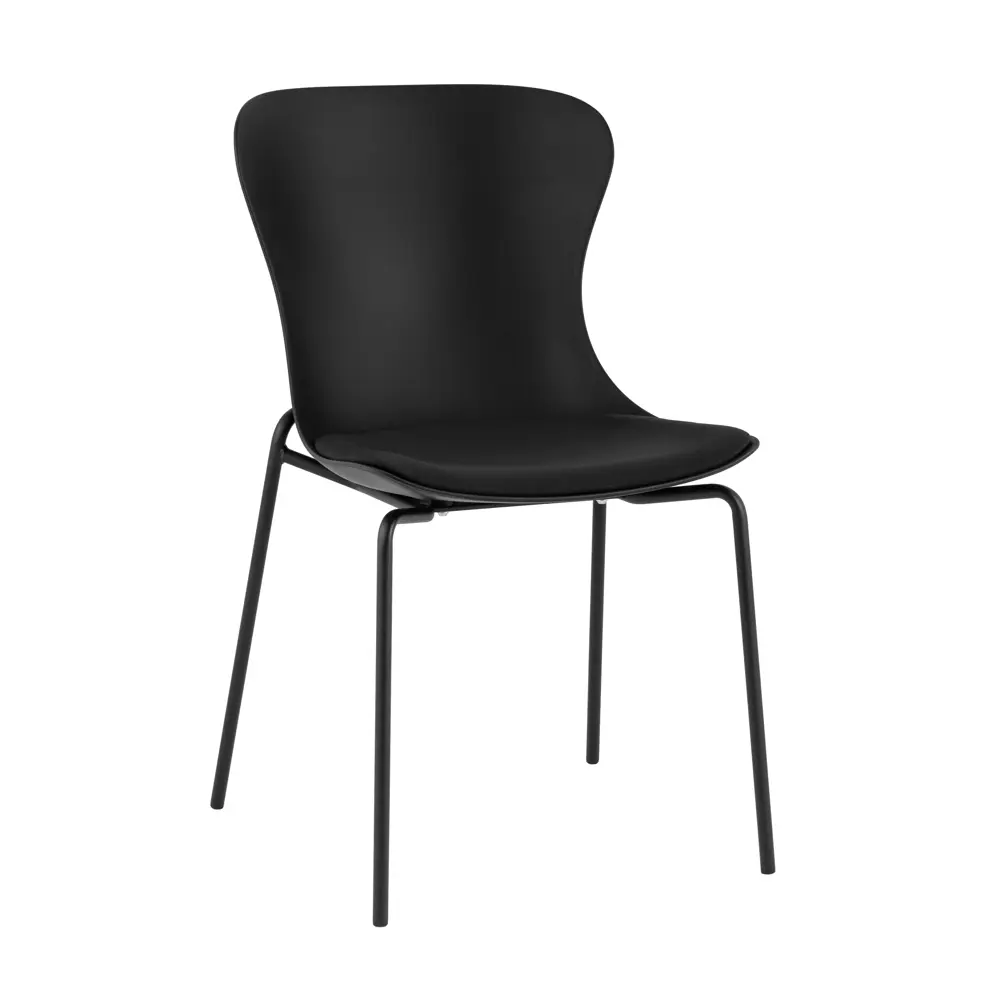 Фото 2 Стул Stool group Shaya D-025ACC black box 46x83.5x50 см пластик цвет черный 2 шт. Фото 2 Стул Stool group Shaya D-025ACC black box 46x83.5x50 см пластик цвет черный 2 шт.