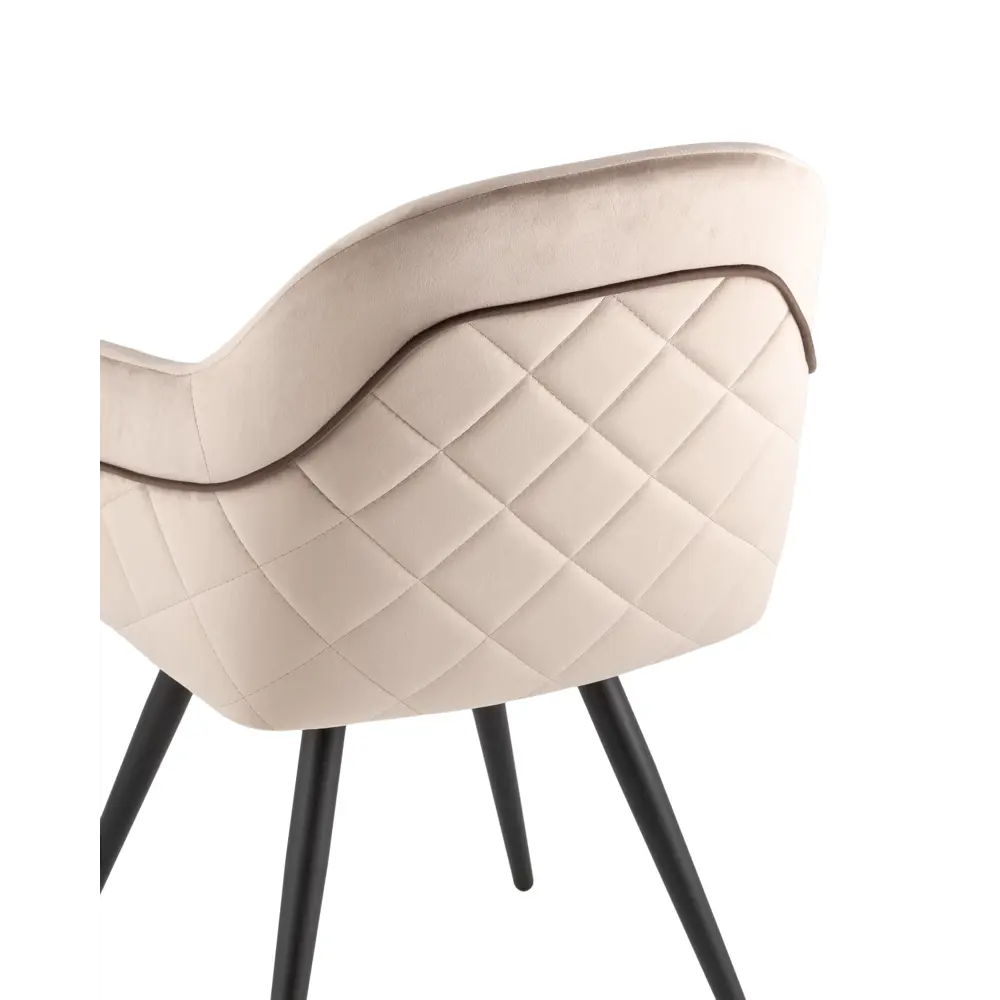 Фото 4 Стул Stool group Новел 42x80.5x58.5 см велюр цвет серо-коричневый Фото 4 Стул Stool group Новел 42x80.5x58.5 см велюр цвет серо-коричневый