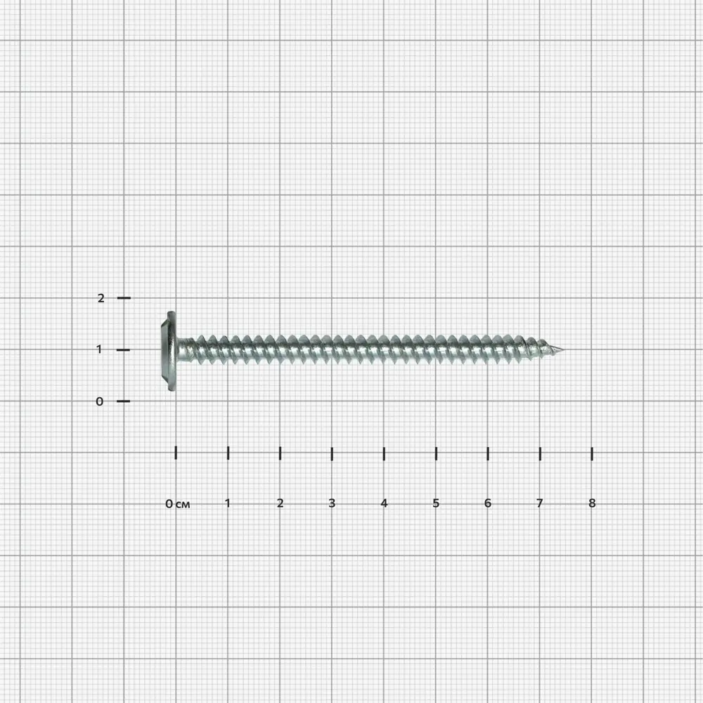 Фото 3 Саморезы по металлу Dilwis с пресс-шайбой острые оцинкованные 4.2x75 мм 60 шт.