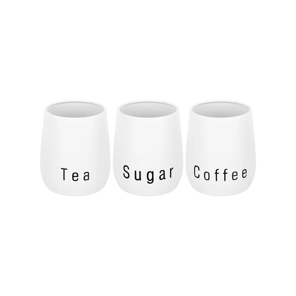 Фото 9 Набор 3 банок для сыпучих продуктов 850 мл 10.5x10.5x12.5 см Tea coffee sugar белый с бам.крыш Фото 9 Набор 3 банок для сыпучих продуктов 850 мл 10.5x10.5x12.5 см Tea coffee sugar белый с бам.крыш