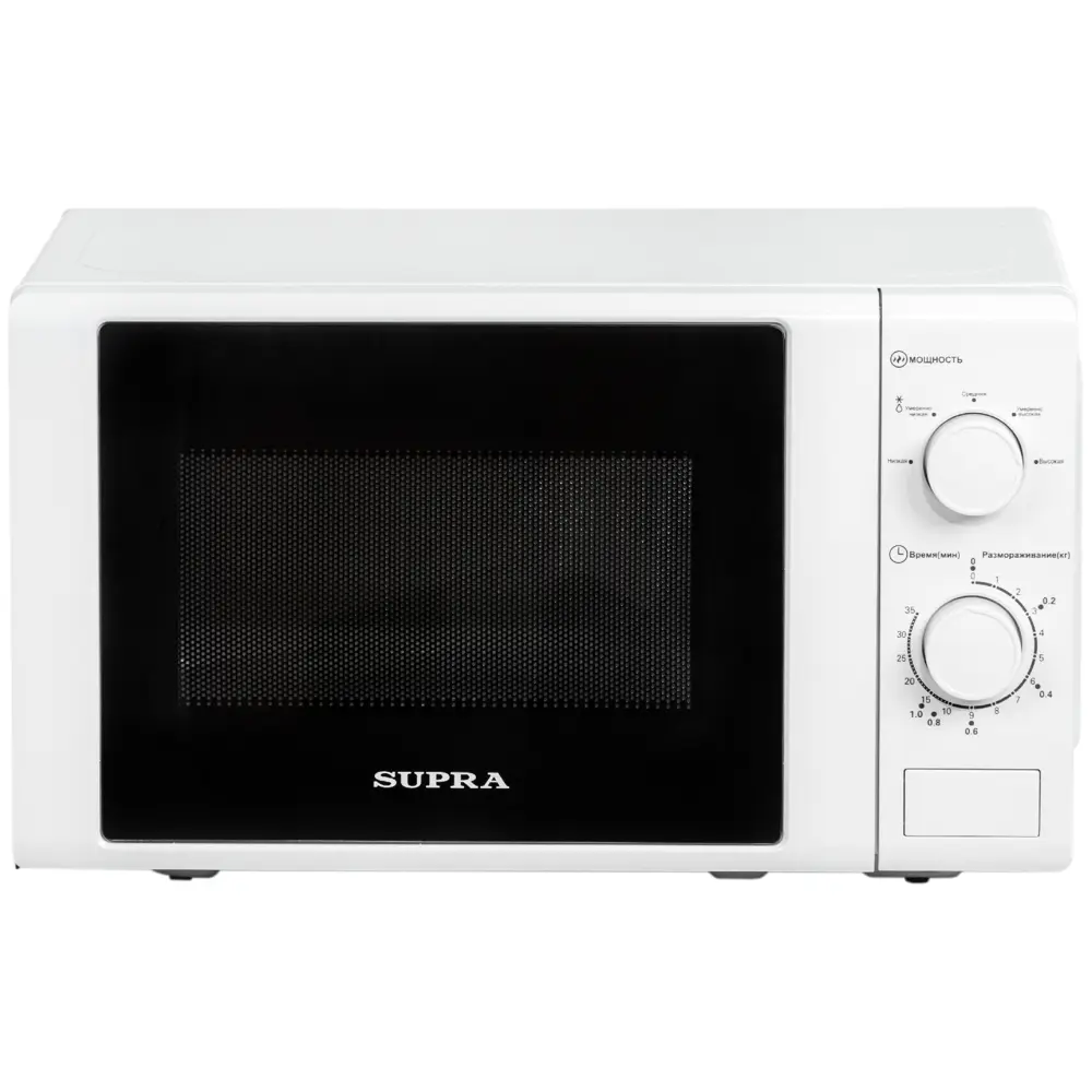 Фото 4 Отдельностоящая микроволновая печь Supra 20MW66 20 л 49x28.5x38 см цвет белый