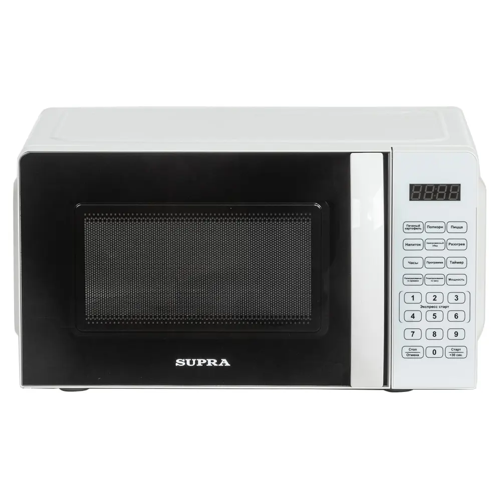Фото 6 Отдельностоящая микроволновая печь Supra 20SW25 20 л 44.6x24.3x35.8 см цвет белый Фото 6 Отдельностоящая микроволновая печь Supra 20SW25 20 л 44.6x24.3x35.8 см цвет белый