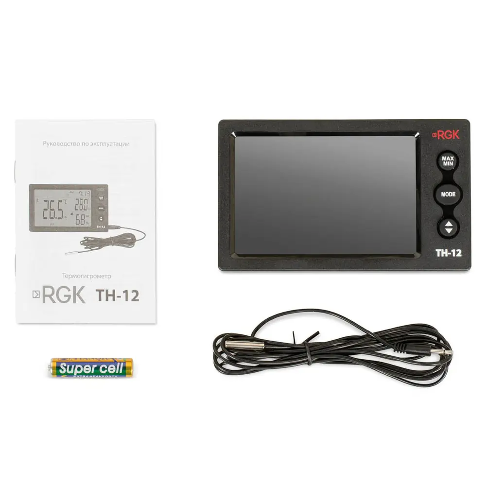 Фото 4 Термогигрометр RGK TH-12 с поверкой
