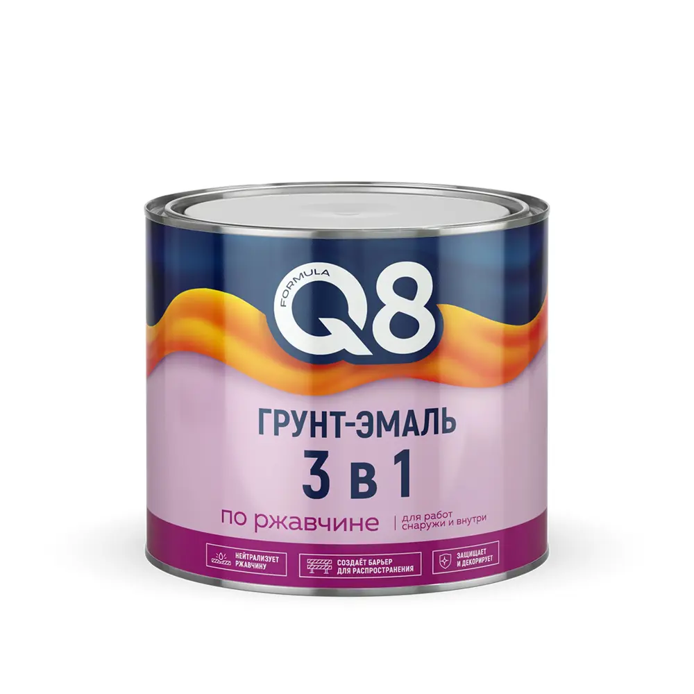 Фото Грунт-эмаль по ржавчине Formula Q8 полуматовая синяя 1.8 кг Фото Грунт-эмаль по ржавчине Formula Q8 полуматовая синяя 1.8 кг