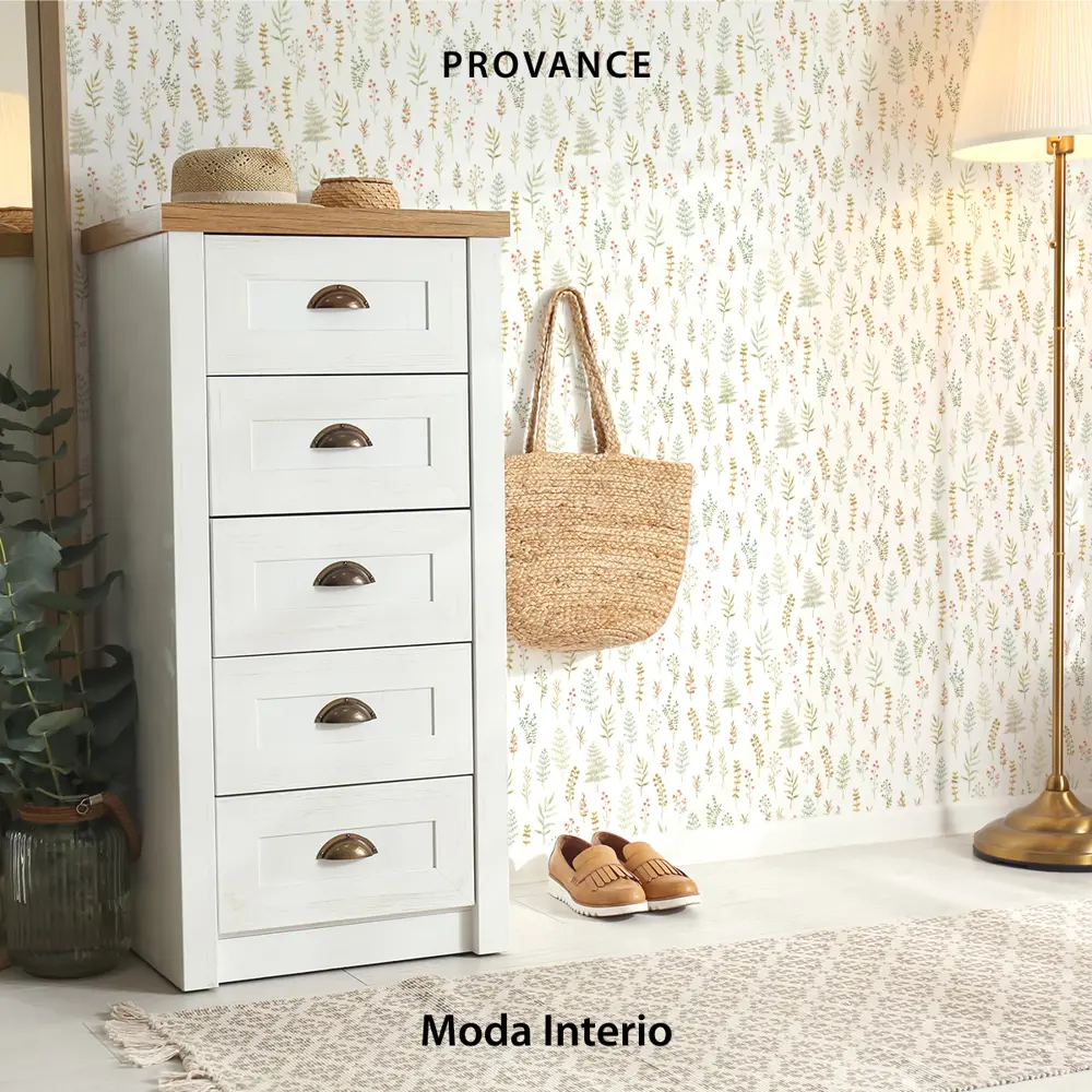Фото 2 Обои флизелиновые Moda Interio Provance белые 1.06 м 1061-11