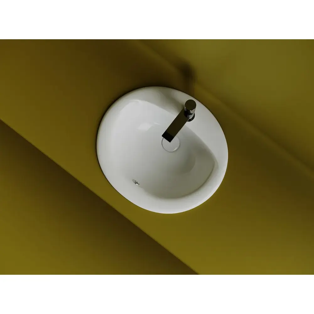 Фото 6 Раковина встраиваемая сверху Ceramicanova Sun овальная 51.5x45.5x20 см с переливом цвет белый Фото 6 Раковина встраиваемая сверху Ceramicanova Sun овальная 51.5x45.5x20 см с переливом цвет белый