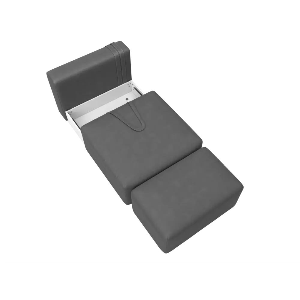 Фото 6 Модули диван и пуф Лига-060 НПБ Лига диванов 129600 100x84x185 см замша цвет joly 13 серый Фото 6 Модули диван и пуф Лига-060 НПБ Лига диванов 129600 100x84x185 см замша цвет joly 13 серый