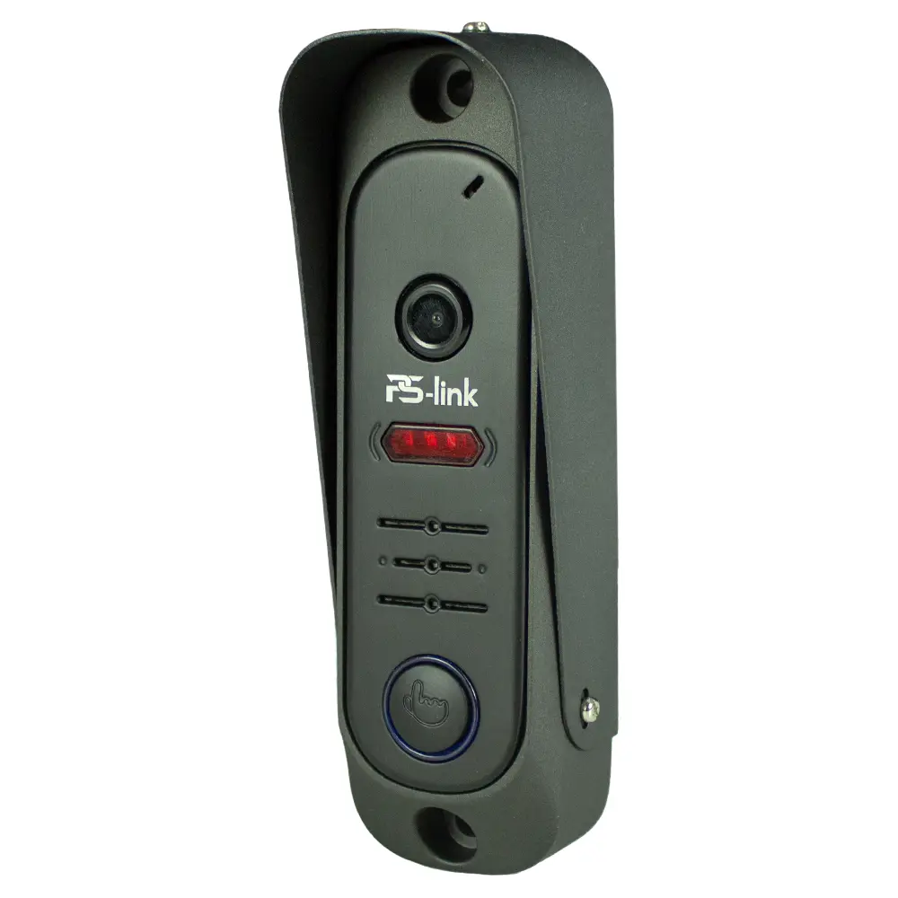 Фото 9 Комплект видеодомофона Ps-link KIT-706DP-206CR-B 7" цвет черный Фото 9 Комплект видеодомофона Ps-link KIT-706DP-206CR-B 7" цвет черный