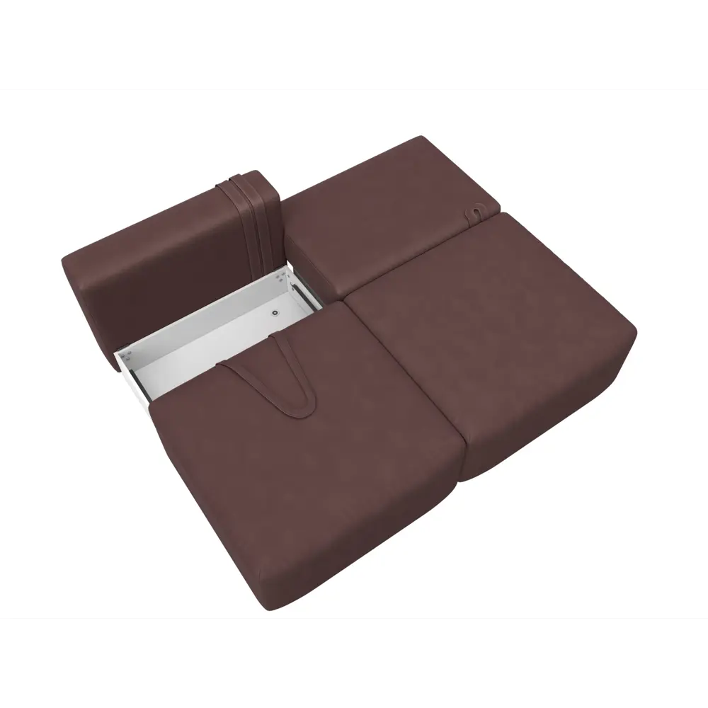 Фото 5 Диван прямой модульный Лига-060 НПБ Лига диванов 129465 200x84x118 см замша цвет joly 09 бордовый Фото 5 Диван прямой модульный Лига-060 НПБ Лига диванов 129465 200x84x118 см замша цвет joly 09 бордовый