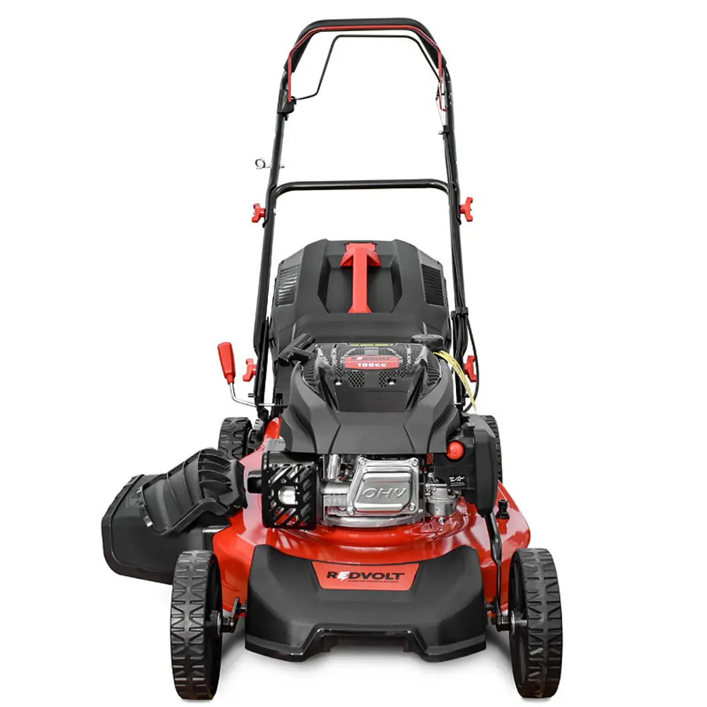 Фото 2 Газонокосилка бензиновая самоходная Redvolt Rms53q-v190s 5.5 л.с. 53 см Фото 2 Газонокосилка бензиновая самоходная Redvolt Rms53q-v190s 5.5 л.с. 53 см