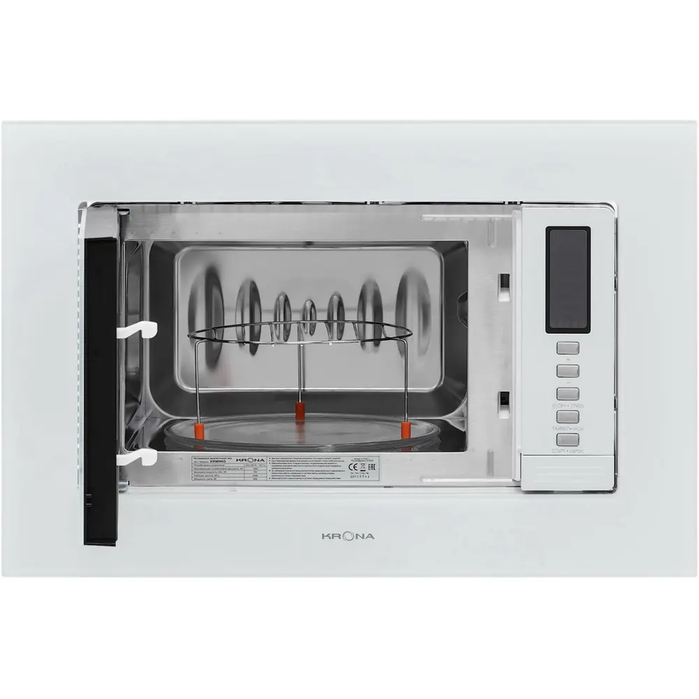 Фото 3 Встраиваемая микроволновая печь Krona RAUM 60 WH DOTS 20 л 59.5x39x29.9 см цвет белый Фото 3 Встраиваемая микроволновая печь Krona RAUM 60 WH DOTS 20 л 59.5x39x29.9 см цвет белый