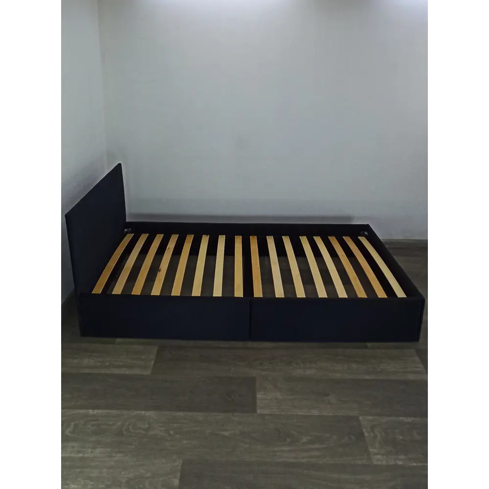 Фото 4 Кровать Solarius Kr-laguna90chern-orto 95 x 80 x 206 см ДСП цвет черный Фото 4 Кровать Solarius Kr-laguna90chern-orto 95 x 80 x 206 см ДСП цвет черный