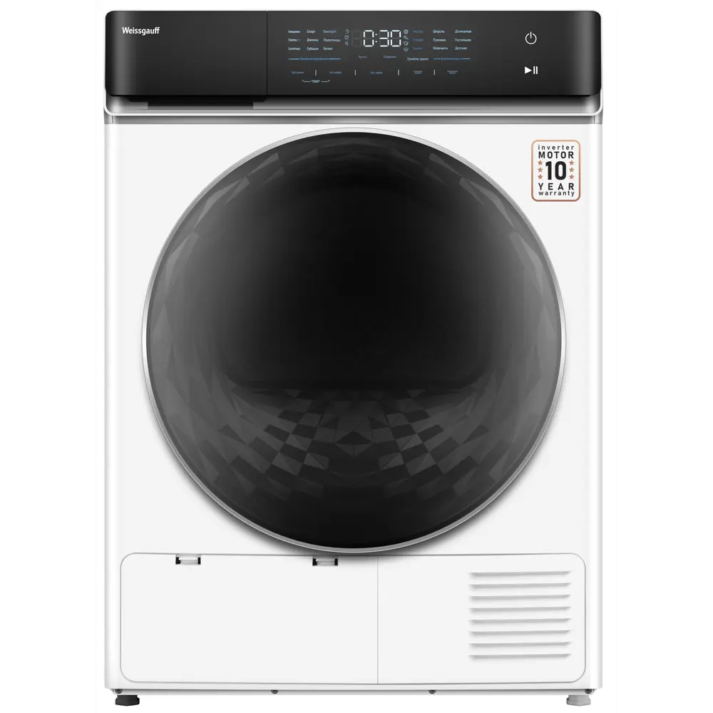 Фото Сушильная машина с инвертором Weissgauff WD 779 Diamond Heat Pump Фото Сушильная машина с инвертором Weissgauff WD 779 Diamond Heat Pump