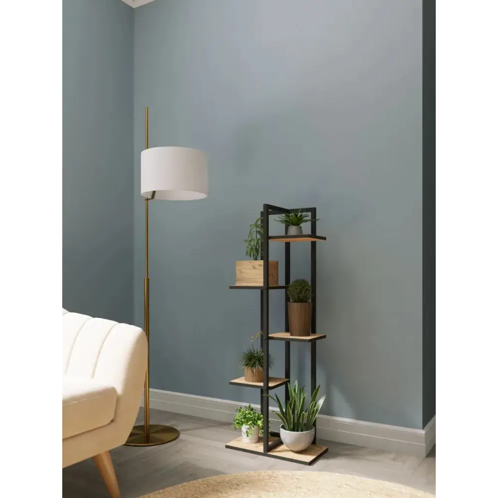 Фото 2 Подставка для цветов Make Mebel Этажи-5 24x44x116 см металл Фото 2 Подставка для цветов Make Mebel Этажи-5 24x44x116 см металл
