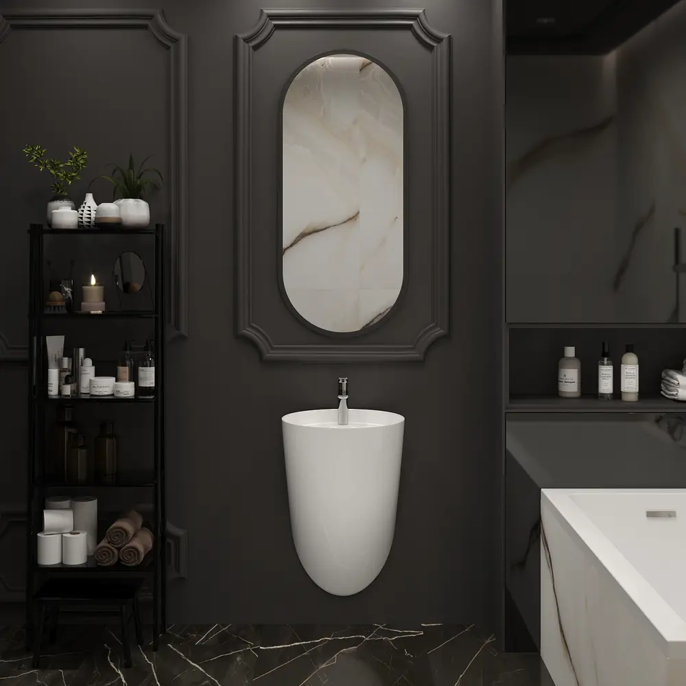 Фото 8 Раковина для ванной подвесная Wellsee M1 Limited Edition 20215026R с донным клапаном, сифоном и смесителем круг 45x45 см цвет белый Фото 8 Раковина для ванной подвесная Wellsee M1 Limited Edition 20215026R с донным клапаном, сифоном и смесителем круг 45x45 см цвет белый