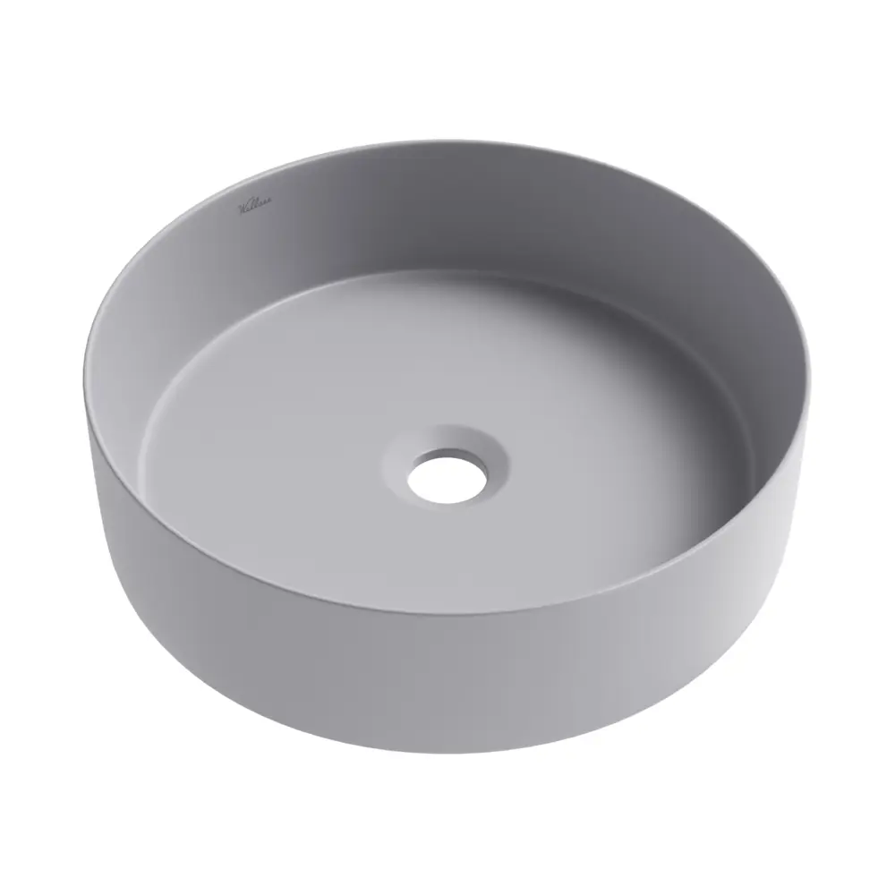 Фото Раковина накладная для ванной Wellsee Coax 20218262R в комплекте для ванной комнаты круг 40x40 см цвет Серый/серебристый Фото Раковина накладная для ванной Wellsee Coax 20218262R в комплекте для ванной комнаты круг 40x40 см цвет Серый/серебристый
