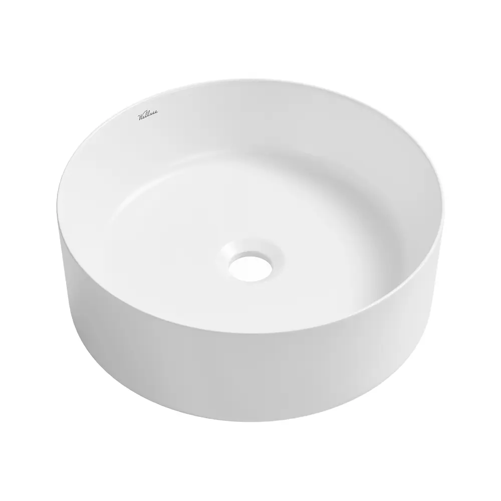 Фото 2 Раковина накладная для ванной Wellsee Belle Spa 20218403R в комплекте для ванной комнаты круг 38x38 см цвет белый Фото 2 Раковина накладная для ванной Wellsee Belle Spa 20218403R в комплекте для ванной комнаты круг 38x38 см цвет белый