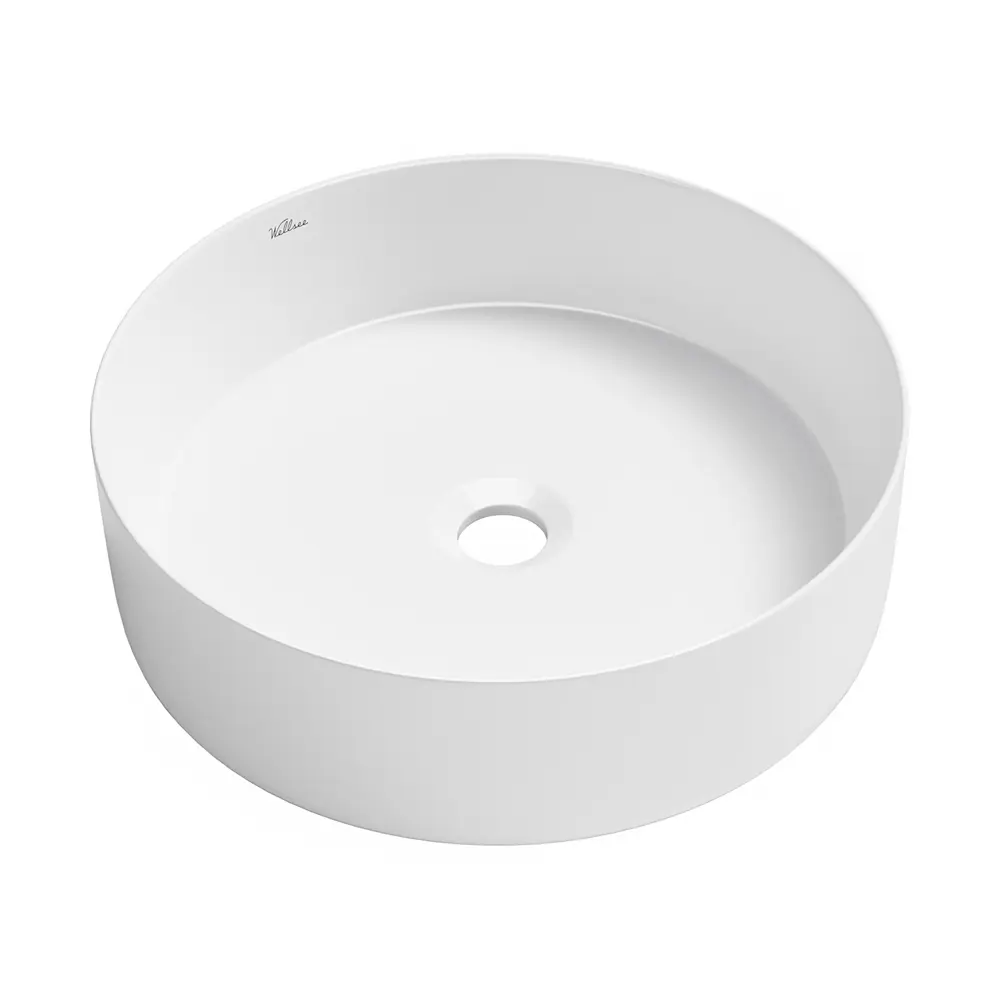 Фото 3 Раковина накладная для ванной Wellsee Coax 20213872R с донным клапаном, сифоном и смесителем круг 30x30 см цвет белый Фото 3 Раковина накладная для ванной Wellsee Coax 20213872R с донным клапаном, сифоном и смесителем круг 30x30 см цвет белый