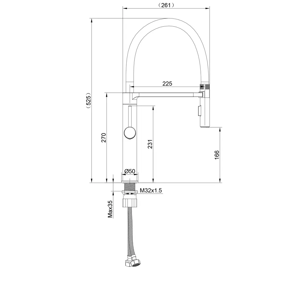 Фото 2 Смеситель для кухни Maxonor pure life PL4451 поворотный излив 16.6 см цвет хром, хромированный, черный матовый, черный Фото 2 Смеситель для кухни Maxonor pure life PL4451 поворотный излив 16.6 см цвет хром, хромированный, черный матовый, черный