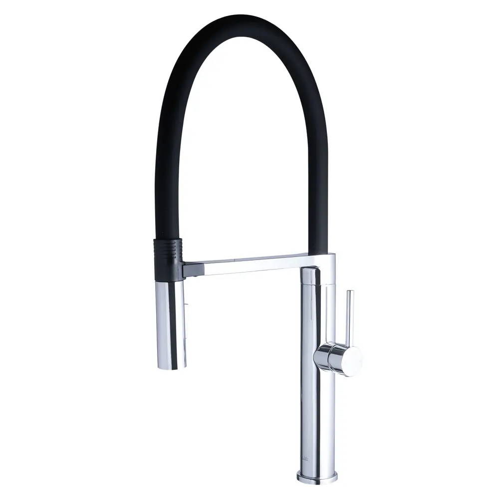 Фото Смеситель для кухни Maxonor pure life PL4451 поворотный излив 16.6 см цвет хром, хромированный, черный матовый, черный Фото Смеситель для кухни Maxonor pure life PL4451 поворотный излив 16.6 см цвет хром, хромированный, черный матовый, черный