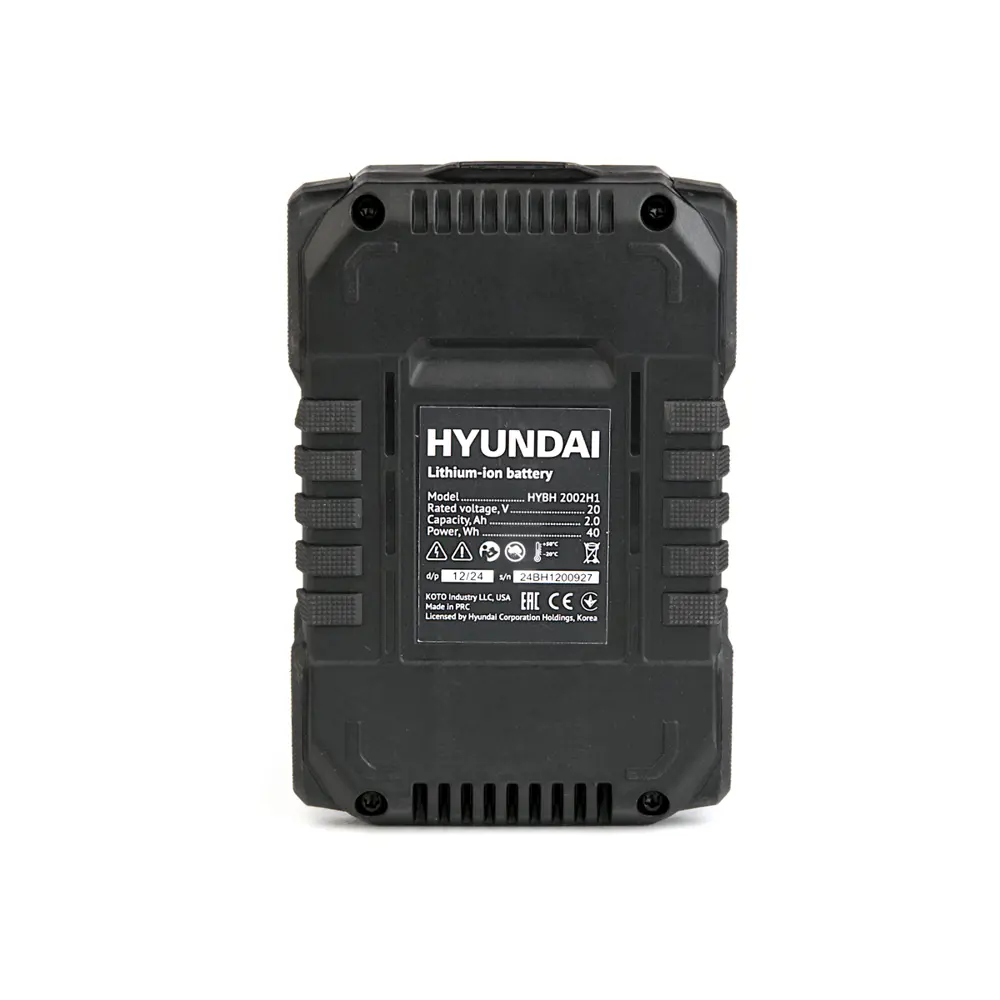 Фото 4 Аккумулятор Hyundai HYBH 2002H1, 20 В Li-Ion 2 Ач Фото 4 Аккумулятор Hyundai HYBH 2002H1, 20 В Li-Ion 2 Ач