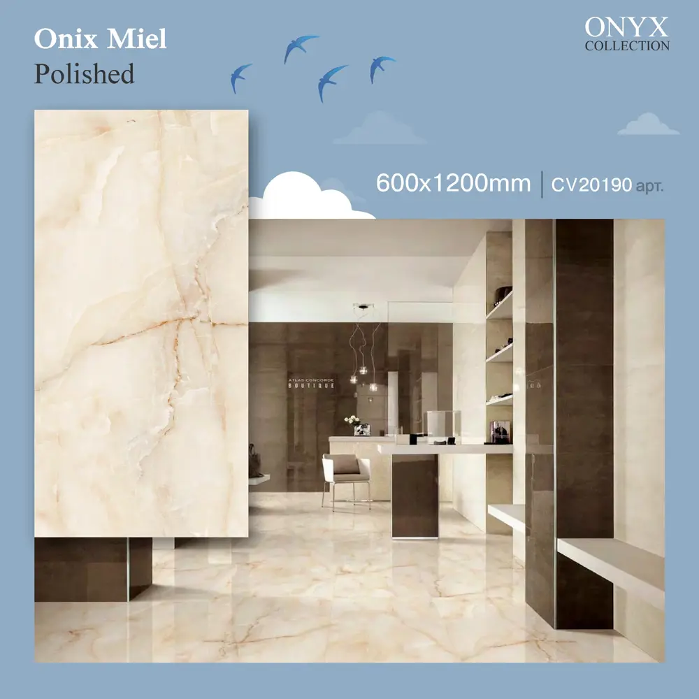 Фото 5 Керамогранит Neodom Onix one CV20190 60x120см цвет бежевый Фото 5 Керамогранит Neodom Onix one CV20190 60x120см цвет бежевый