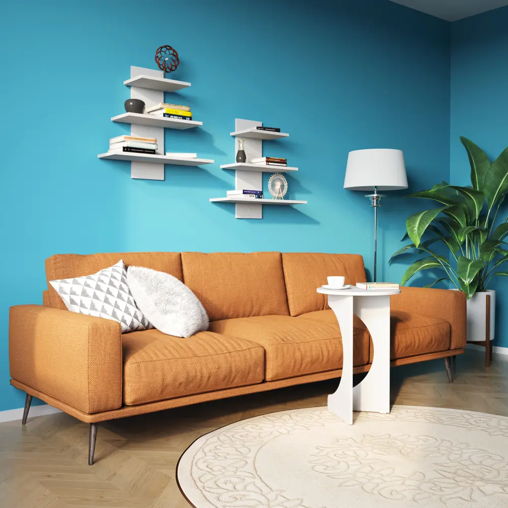 Фото 3 Полка Сокол-Т 60x60x21.2 см ЛДСП 30 кг цвет белый 00-00011515