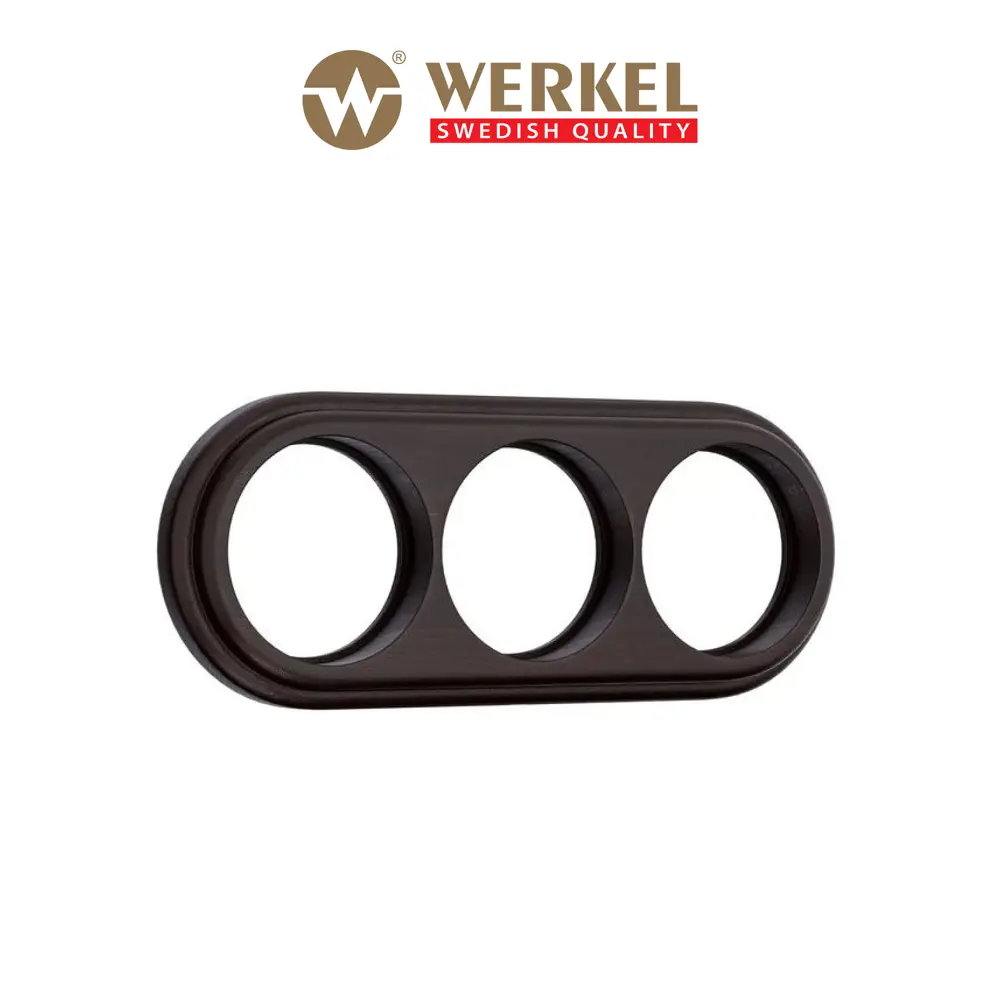 Фото Рамка для розеток и выключателей Werkel Legend 3 поста цвет венге Фото Рамка для розеток и выключателей Werkel Legend 3 поста цвет венге