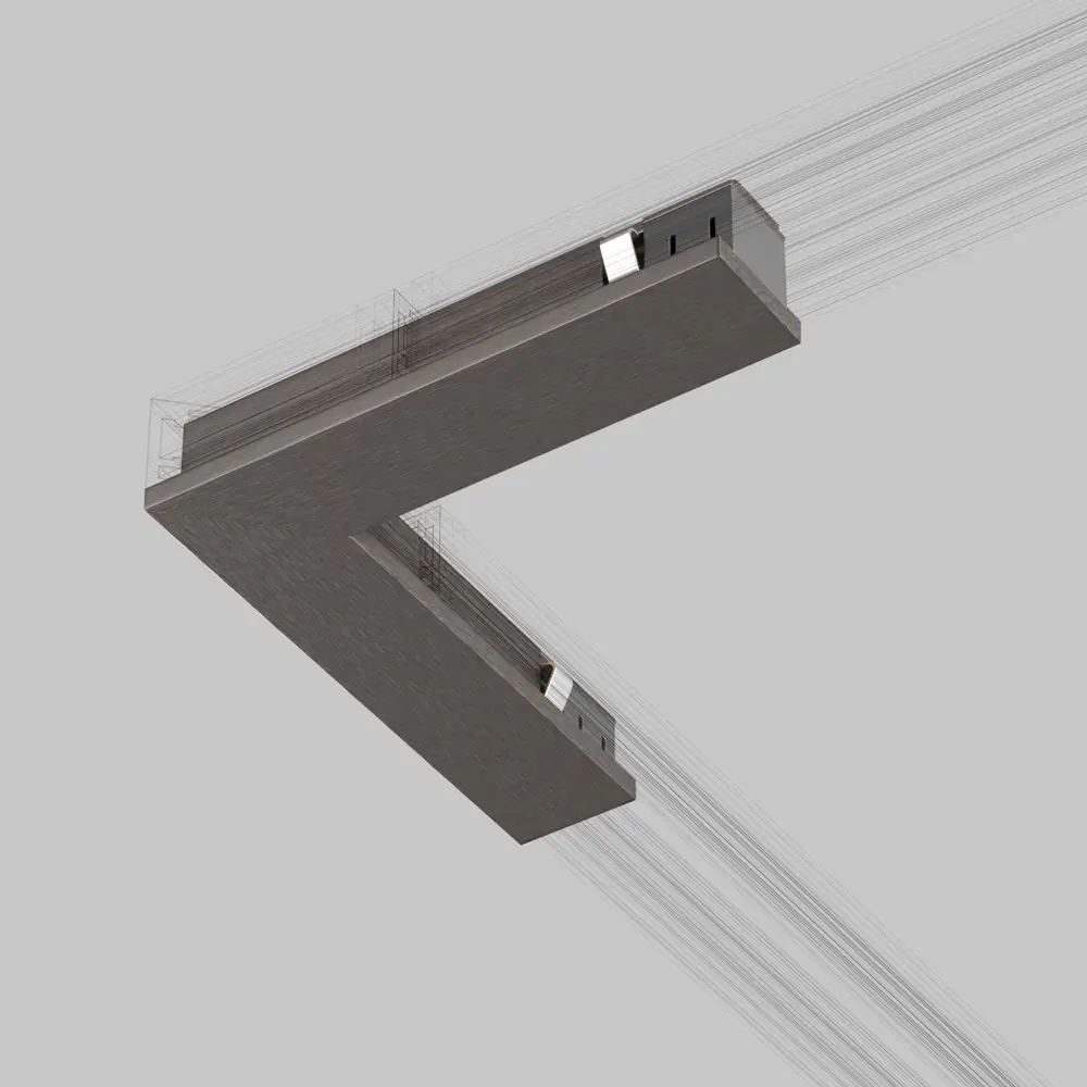 Фото 2 Угловой коннектор Elektrostandard Titan Line 85006/00 титан Фото 2 Угловой коннектор Elektrostandard Titan Line 85006/00 титан