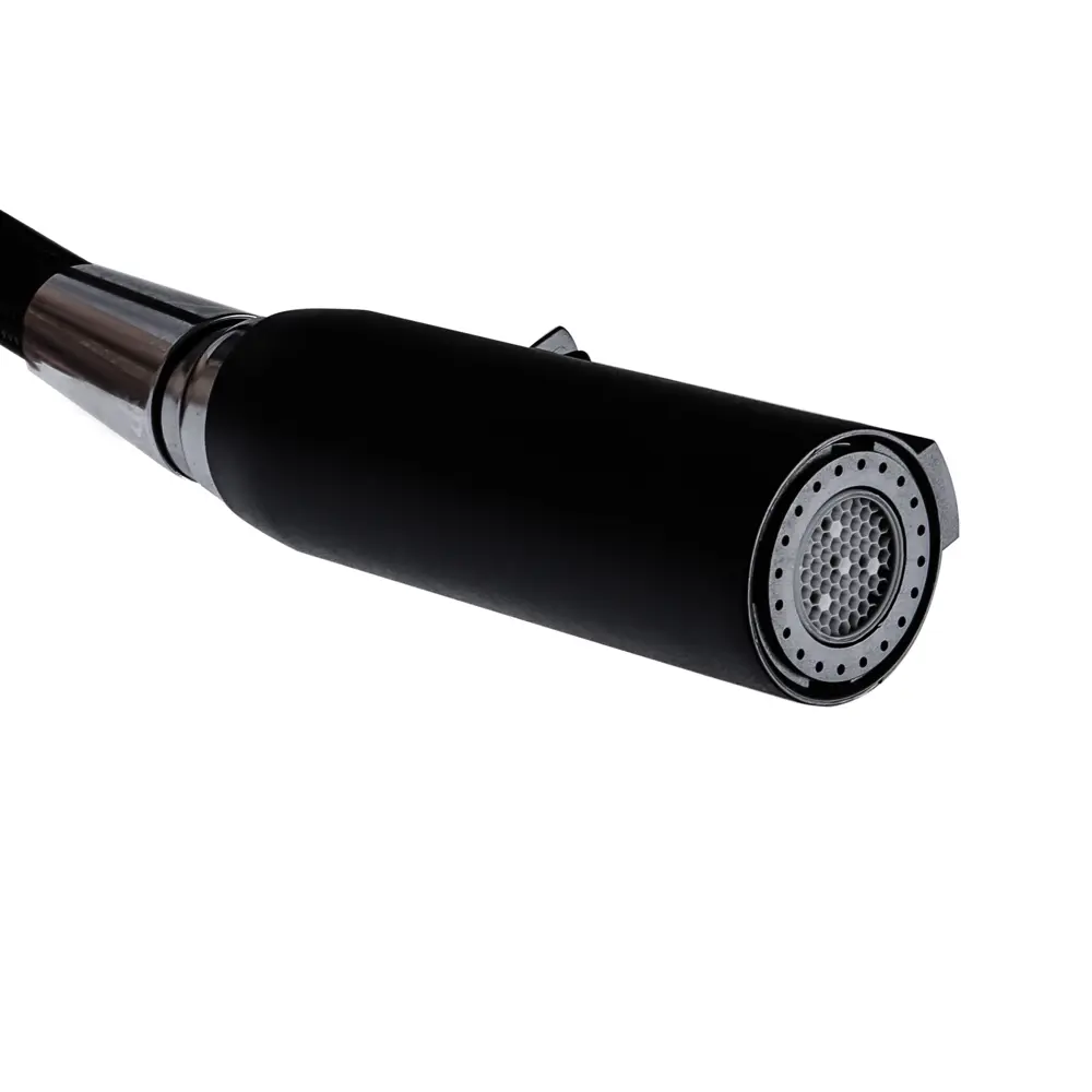 Фото 3 Смеситель для кухни Maxonor pure life PL4389-7 поворотный излив 27.1 см цвет черный матовый Фото 3 Смеситель для кухни Maxonor pure life PL4389-7 поворотный излив 27.1 см цвет черный матовый