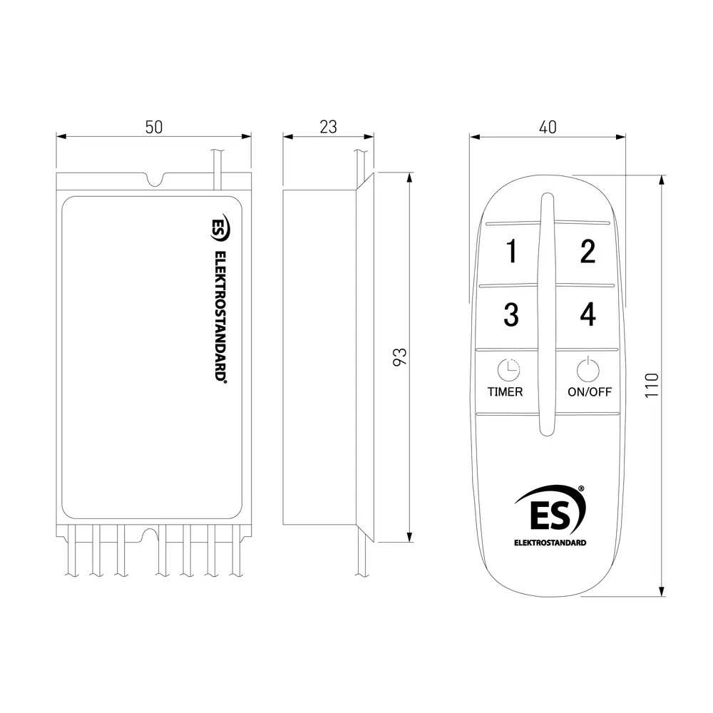 Фото 6 Контроллер 4-канальный Elektrostandard Y8 для дистанционного управления освещением Фото 6 Контроллер 4-канальный Elektrostandard Y8 для дистанционного управления освещением