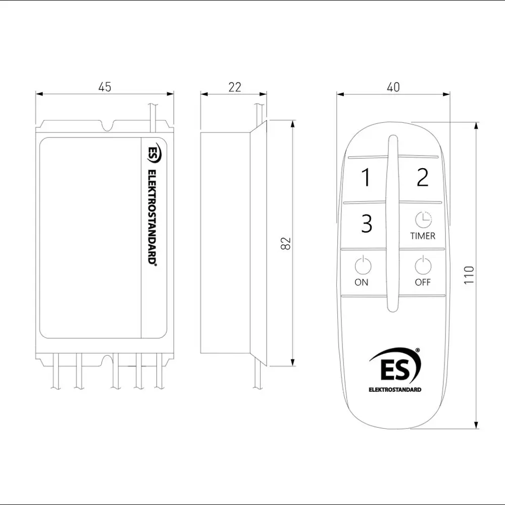 Фото 8 Контроллер 3-канальный Elektrostandard Y10 для дистанционного управления освещением Фото 8 Контроллер 3-канальный Elektrostandard Y10 для дистанционного управления освещением