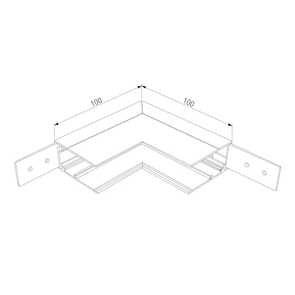 Фото 6 Коннектор угловой Elektrostandard Slim Magnetic 85091/00 цвет черный Фото 6 Коннектор угловой Elektrostandard Slim Magnetic 85091/00 цвет черный