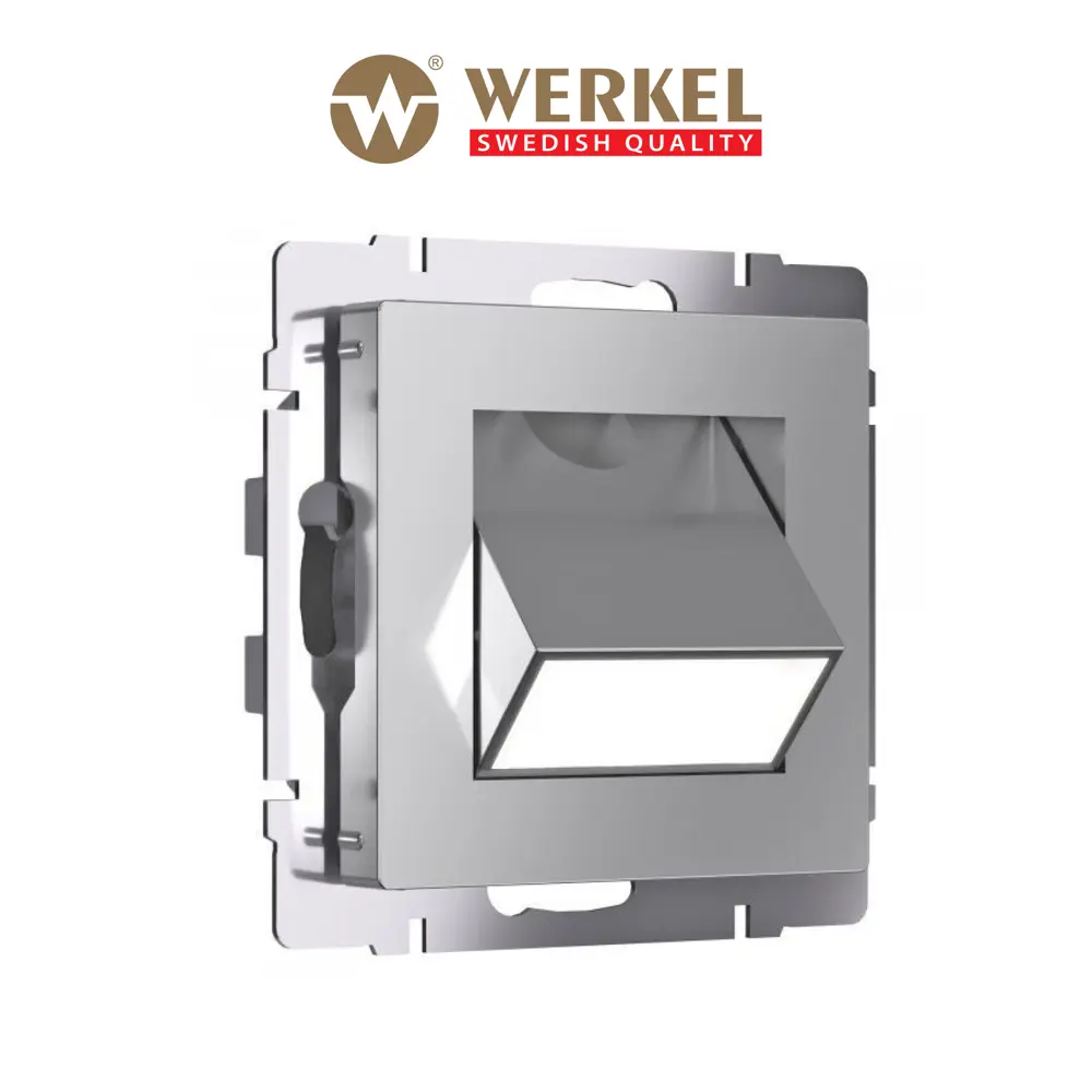 Фото Встраиваемая светодиодная подсветка Werkel Turn цвет серебряный W1154706 Фото Встраиваемая светодиодная подсветка Werkel Turn цвет серебряный W1154706