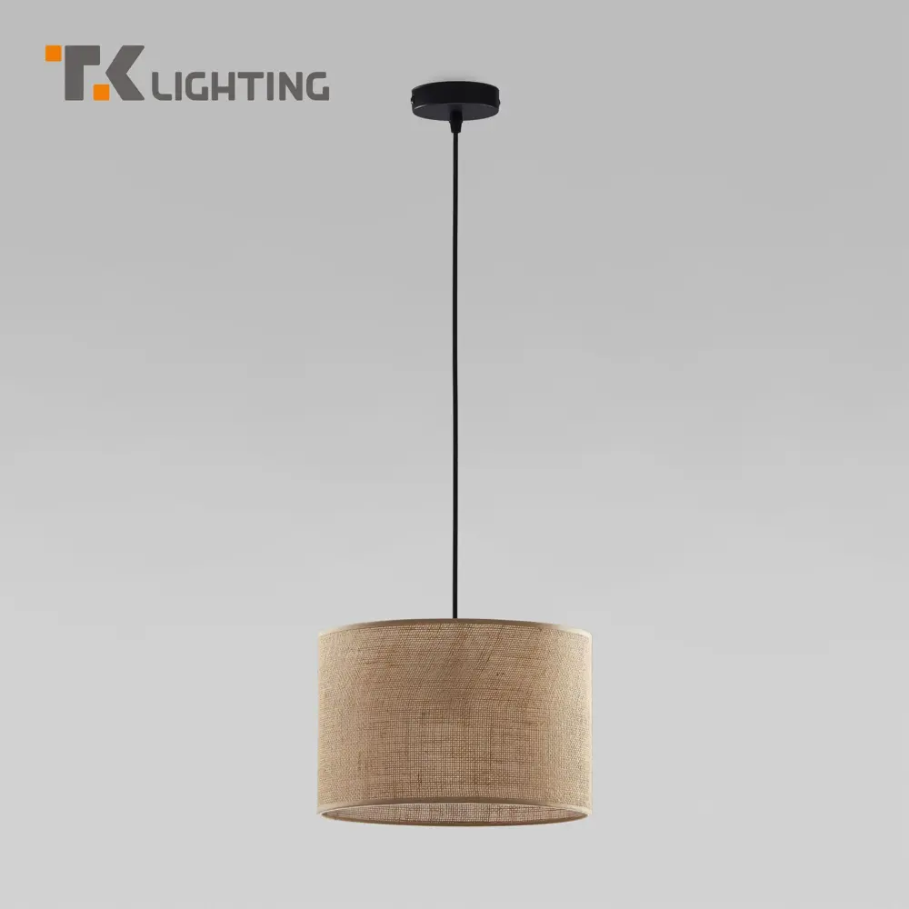 Фото Светильник подвесной TK LIGHTING a059940 Juta 1 лампа 2 м² цвет черный Фото Светильник подвесной TK LIGHTING a059940 Juta 1 лампа 2 м² цвет черный
