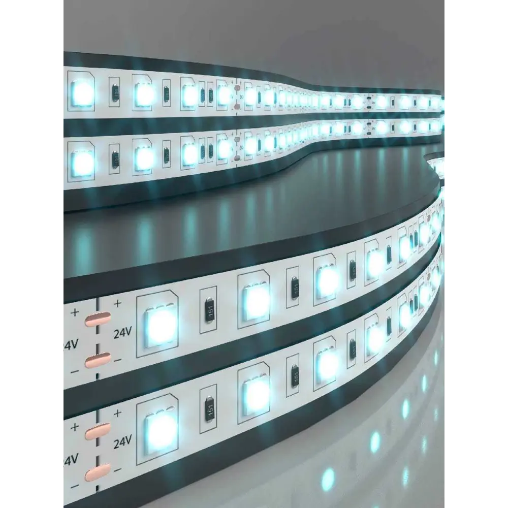 Фото 3 Светодиодная лента Elektrostandard a052967 60 диод/14.4 Вт/м 24 В 10 мм IP20 5 м нейтральный белый свет Фото 3 Светодиодная лента Elektrostandard a052967 60 диод/14.4 Вт/м 24 В 10 мм IP20 5 м нейтральный белый свет